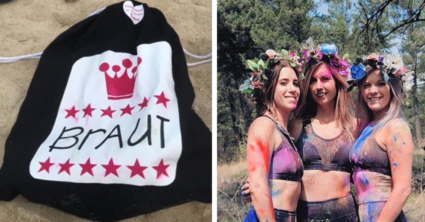 Holiparty und JGA-Rucksäcke - bist du ready für den Sommer-JGA? (c) links: ti_mealein rechts: (c) mrs_mandyann