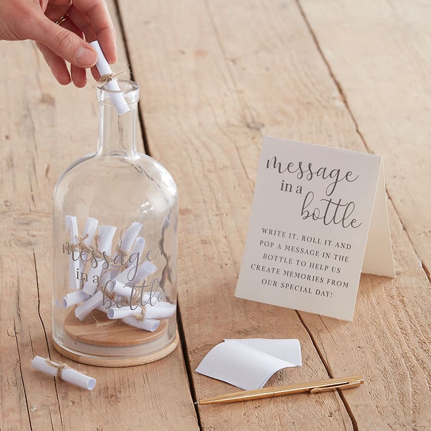Message in a Bottle - eine wundervolle Alternative für euer Gästebuch zur Hochzeit