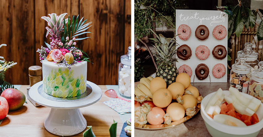 Ananas, Mango und Co. geben deinem Hochzeits-Sweet Table einen super exotischen Touch (c) Inka Junge