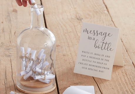 Message in a Bottle - eine wundervolle Alternative für euer Gästebuch zur Hochzeit