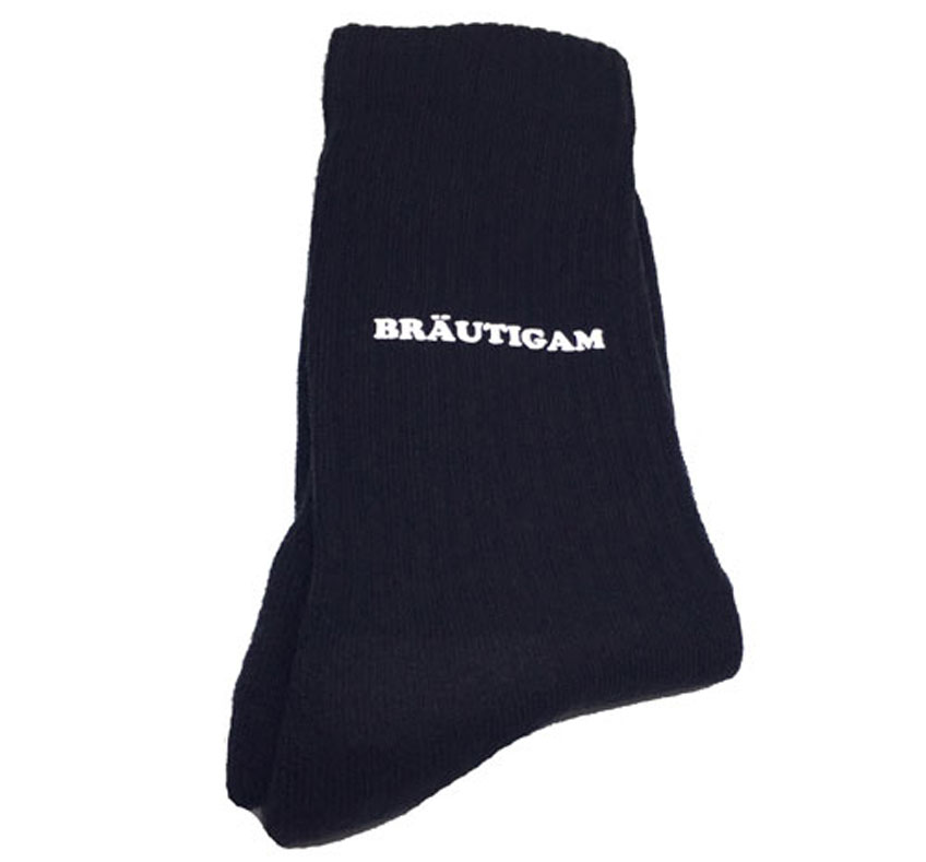 Lustiges Geschenk zum Polterabend - Socken für den Bräutigam