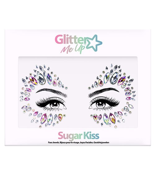Face Jewels "Sugar Kiss" - Selbstklebende Glitzersteine