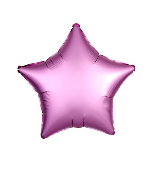 Stern-Folienballon „Satin Luxe“ – rosa – 48 cm