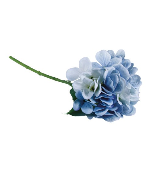Künstliche Hortensie - hellblau - 33 cm