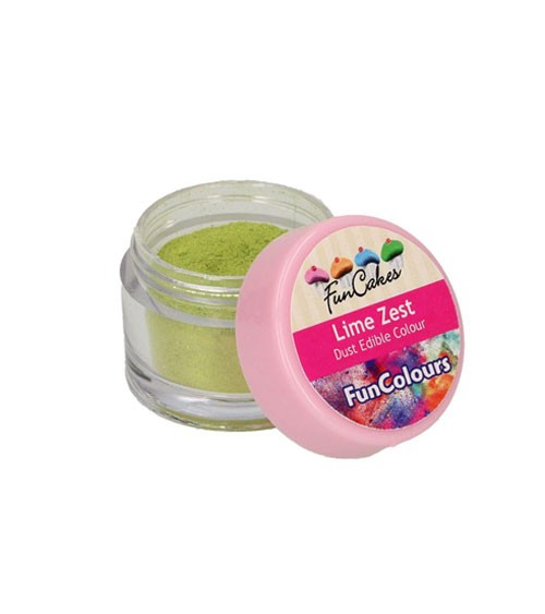 Funcakes Lebensmittelfarbe Pulver - limegreen - 2,5 g