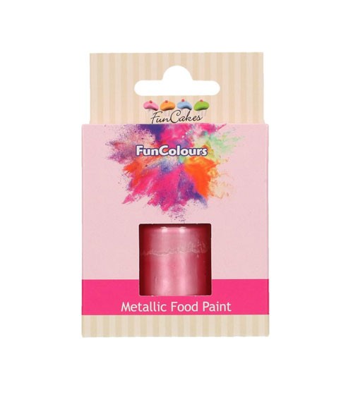 FunCakes Lebensmittelfarbe - metallic baby pink - 30 ml