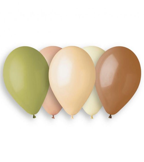 Luftballon-Set "Colours of Nature" - 5-teilig