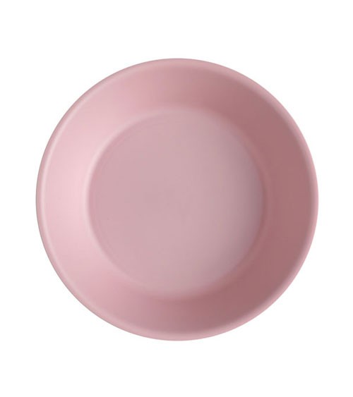 Tiefe Teller aus Kunststoff - rosa - 17,8 cm - 6 Stück