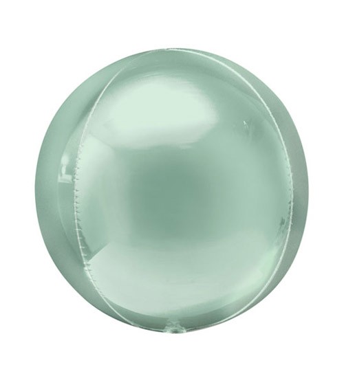 Orbz-Folienballon - mintgrün - 38 x 40 cm