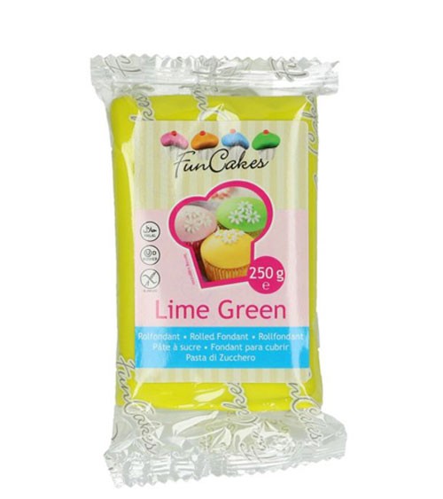 Funcakes Fondant - lime green - 250 g