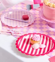 Pappteller "Pamper Party" in 2 Designs - 8 Stück