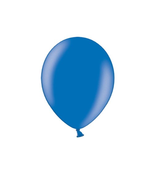 Mini-Luftballons - metallic blau - 12 cm - 100 Stück