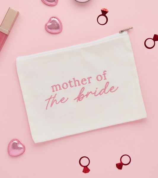 Baumwolltäschchen "Mother of the Bride" - 20 x 15 cm