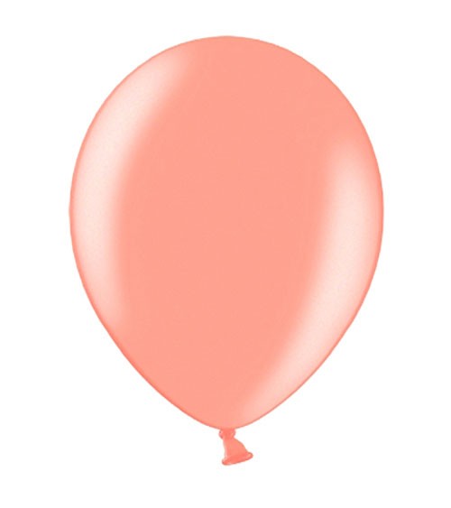 Metallic-Luftballons - rosegold - 50 Stück
