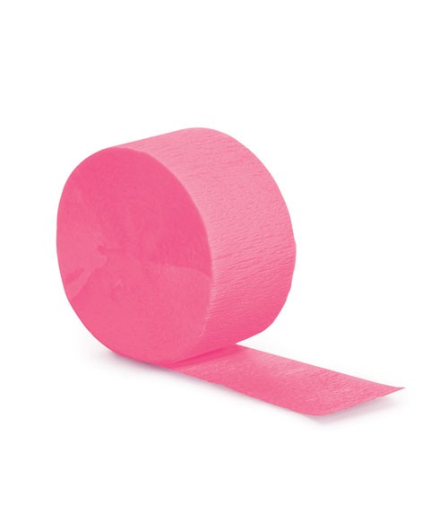 Deko-Kreppband - candy pink - 24,6 m