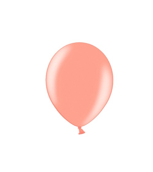 Mini-Luftballons - metallic rosegold - 12 cm - 100 Stück