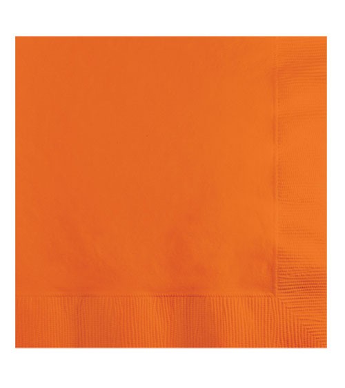 Servietten - orange - 50 Stück