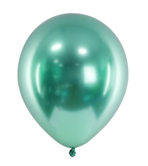 Glossy-Luftballons - flaschengrün - 50 Stück