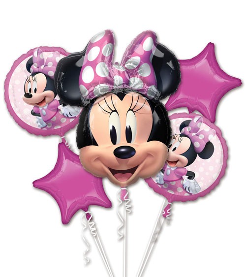 Folienballon-Set "Minnie Mouse" - 5-teilig