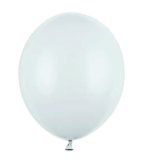Standard-Luftballons - pastell light misty blue - 100 Stück