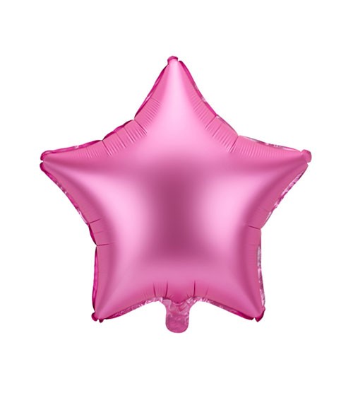 Stern-Folienballon - satin pink - 48 cm