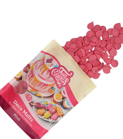 Funcakes Deco-Melts - rosa - 250 g