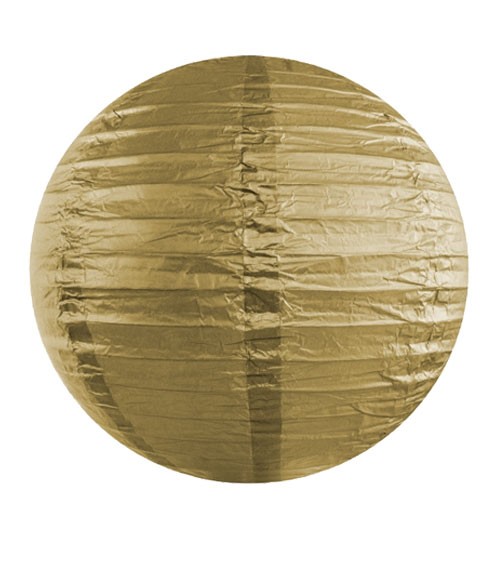 Papierlampion - gold - 35 cm