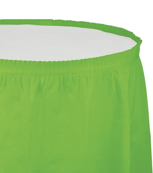 Tischverkleidung - fresh lime - 4,26 m
