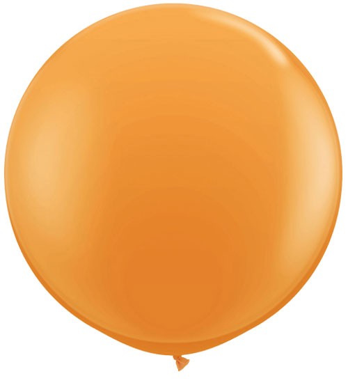 Riesiger Rundballon - orange - 90 cm