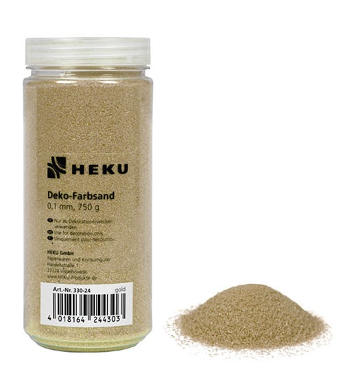 Deko-Farbsand - 750 g - gold