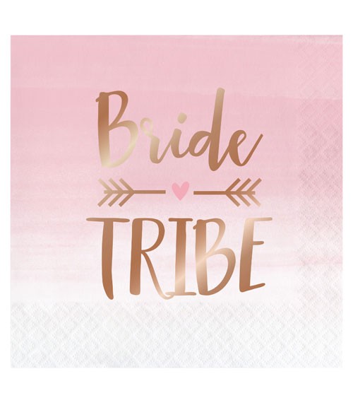 Servietten "Rosé All Day" - Bride Tribe - 16 Stück