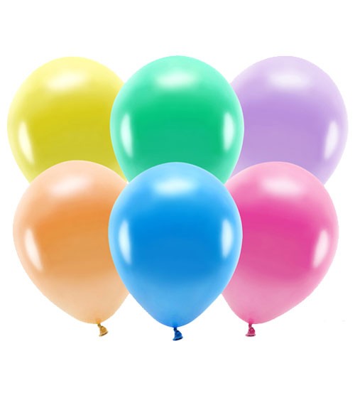 Metallic-Ballons - Farbmix - 30 cm - 100 Stück