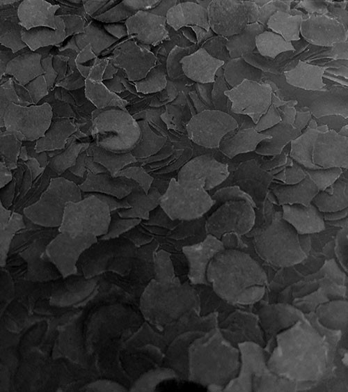 Papierkonfetti - 100 g - schwarz