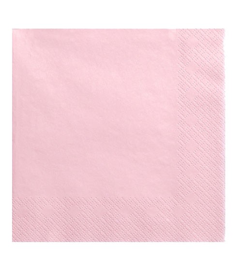 Servietten - rosa - 20 Stück