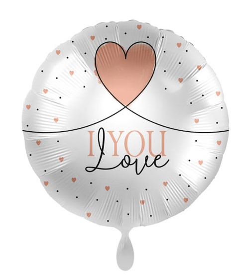 Folienballon "My lovely favourite - I love you" - 43 cm