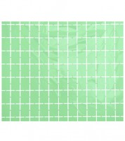 Deko-Vorhang "Squares" - pastell hellgrün - 1 x 2 m