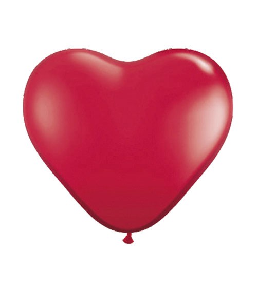 Herz-Luftballons - 30 cm - rot - 8 Stück