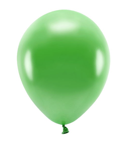 Metallic-Ballons - grasgrün - 30 cm - 10 Stück