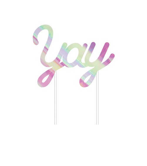 Cake-Topper "Iridescent" - Yay