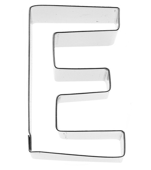 Ausstechform Buchstabe E - 6 cm