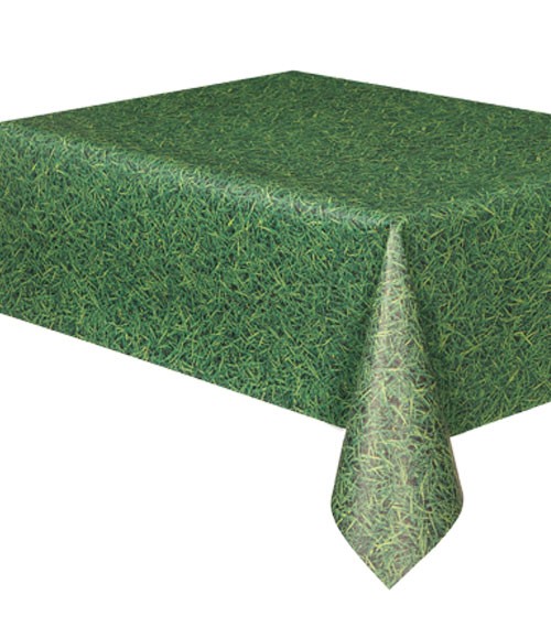 Kunststoff-Tischdecke "Gras" - 137 x 274 cm