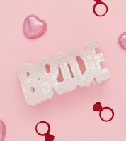 Haarklammer aus Acryl "Bride"