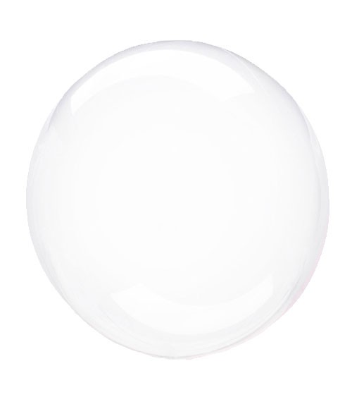 Kugel-Folienballon "Clearz Crystal" - klar - 45-56 cm