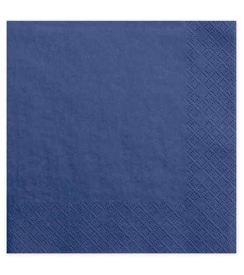 Servietten - navy blue - 20 Stück