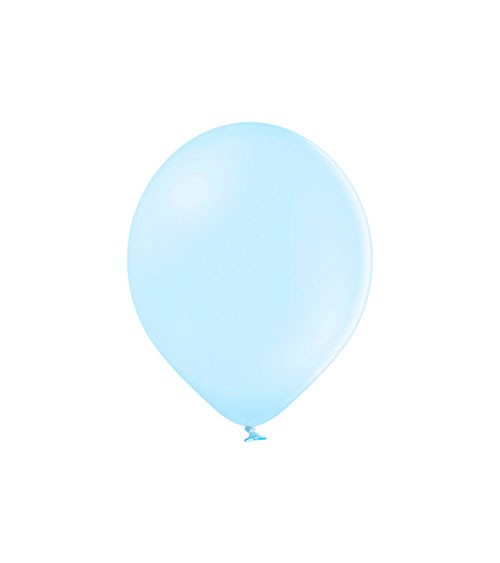 Mini-Luftballons - pastell hellblau - 12 cm - 100 Stück