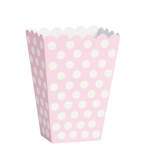 Süßigkeitenboxen "Big Dots" - Lovely Pink - 8 Stück