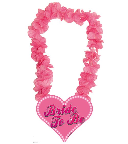 Hawaii-Kette mit Herz "Bride to Be"