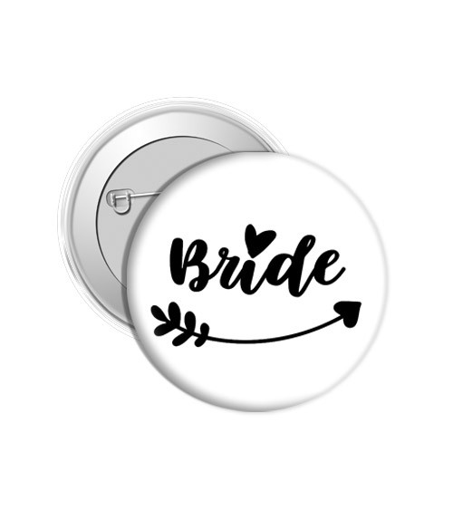 Dein Button "Bride - Arrow" - Farbwahl