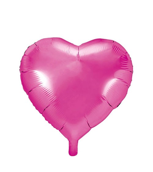 Herz-Folienballon - pink - 45 cm