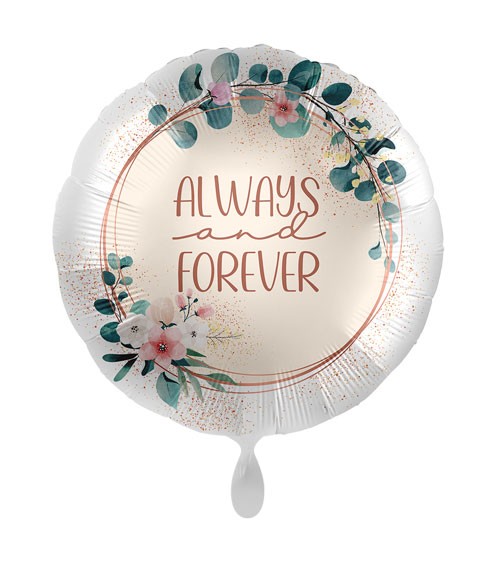 Folienballon "Blooming Forever Love" - 43 cm